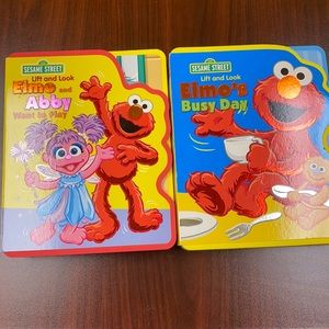 Sesame Street Elmo's Lift & Look Books